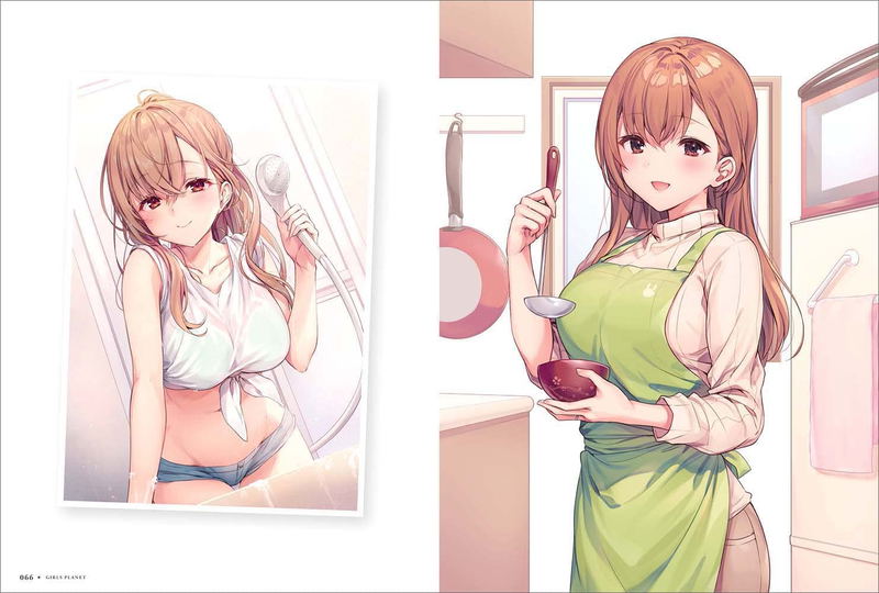 Komeshiro Kasu Art Book: Girls Planet image 10