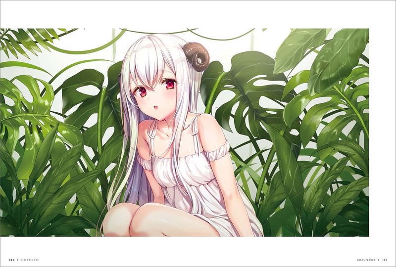 Komeshiro Kasu Art Book: Girls Planet image 13