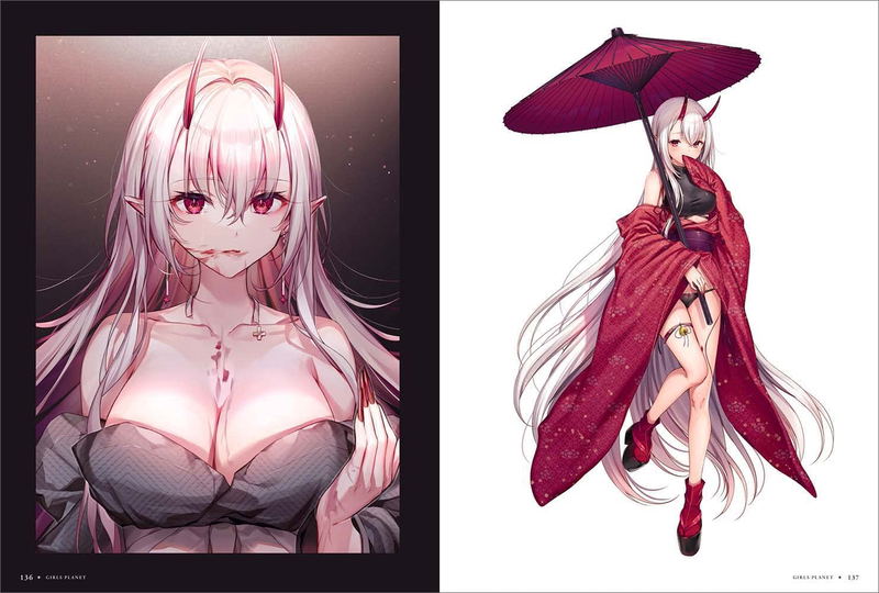 Komeshiro Kasu Art Book: Girls Planet image 14