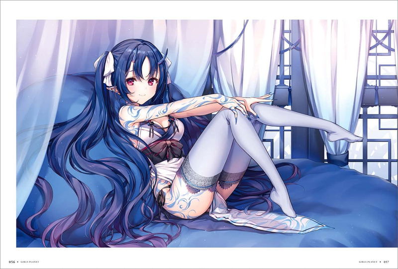 Komeshiro Kasu Art Book: Girls Planet image 9