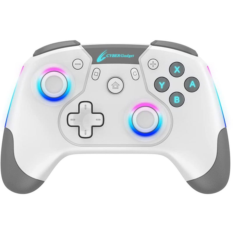 Cyber Gadget Wireless Gaming Controller HG for Nintendo Switch (White) image 1