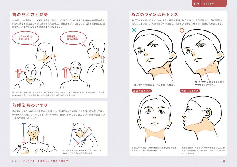 Easy Face / Bust-up Drawing Technique Anime Private School Style image 7