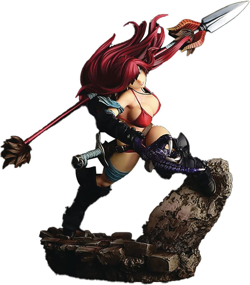 Fairy Tail 1/6 Scale Pre-Painted Figure: Erza Scarlet The Knight Ver. Another Color :Black Armor: (Re-run) image 1