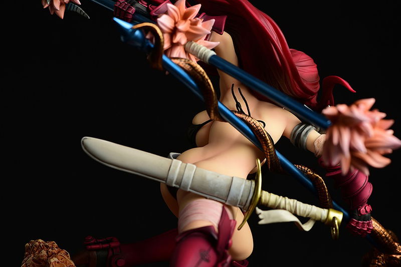 Fairy Tail 1/6 Scale Pre-Painted Figure: Erza Scarlet The Knight Ver. Another Color :Red Armor: (Re-run) image 20