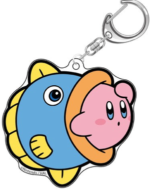 Kirby's Dream Land: 30th Glitter Key Chain C - With Friends (Re-run)_