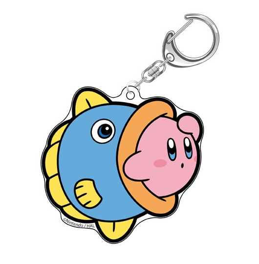 Kirby's Dream Land: 30th Glitter Key Chain C - With Friends (Re-run) image 1