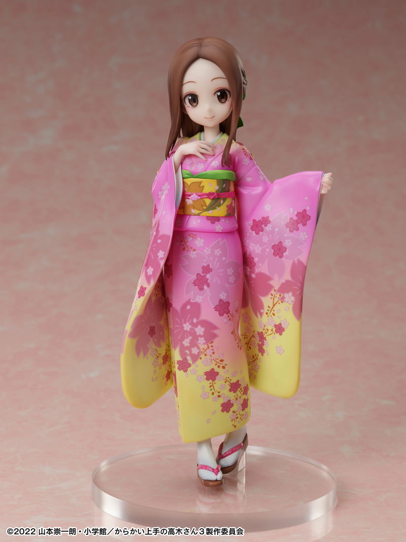 Teasing Master Takagi-san 3 1/7 Scale Pre-Painted Figure: Takagi-san Sakura Kimono Ver. image 2