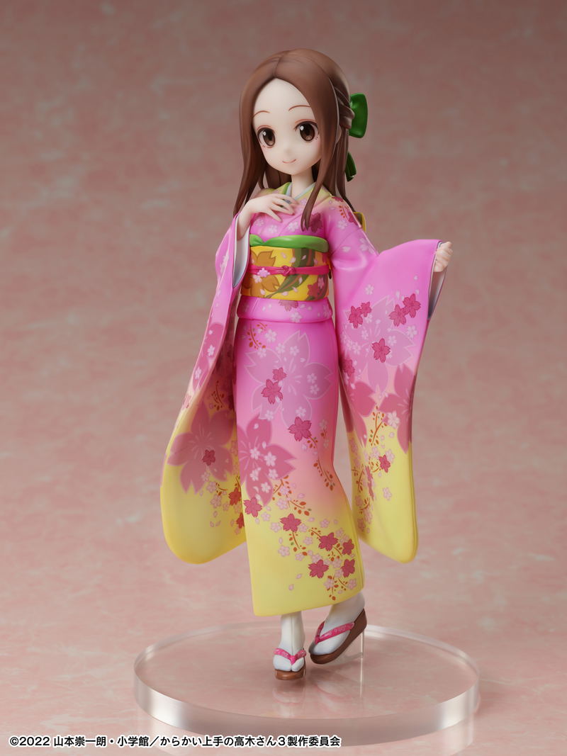 Teasing Master Takagi-san 3 1/7 Scale Pre-Painted Figure: Takagi-san Sakura Kimono Ver. image 3