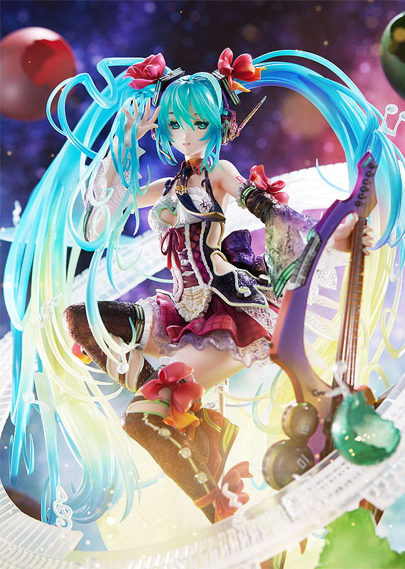 Character Vocal Series 01 Hatsune Miku 1/7 Scale Pre-Painted Figure: Hatsune Miku Virtual Pop Star Ver. [GSC Online Shop Exclusive Ver.] image 3