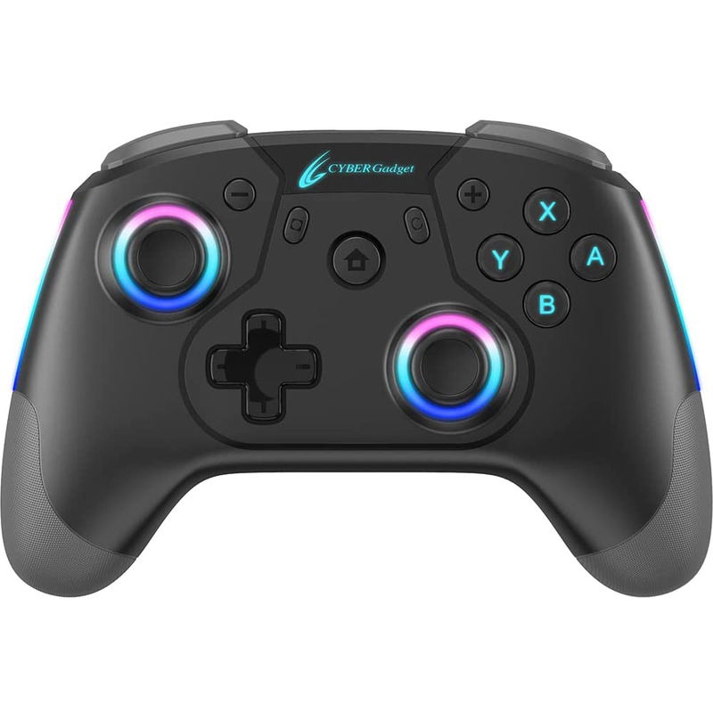 Cyber Gadget Wireless Gaming Controller HG for Nintendo Switch (Black) image 1