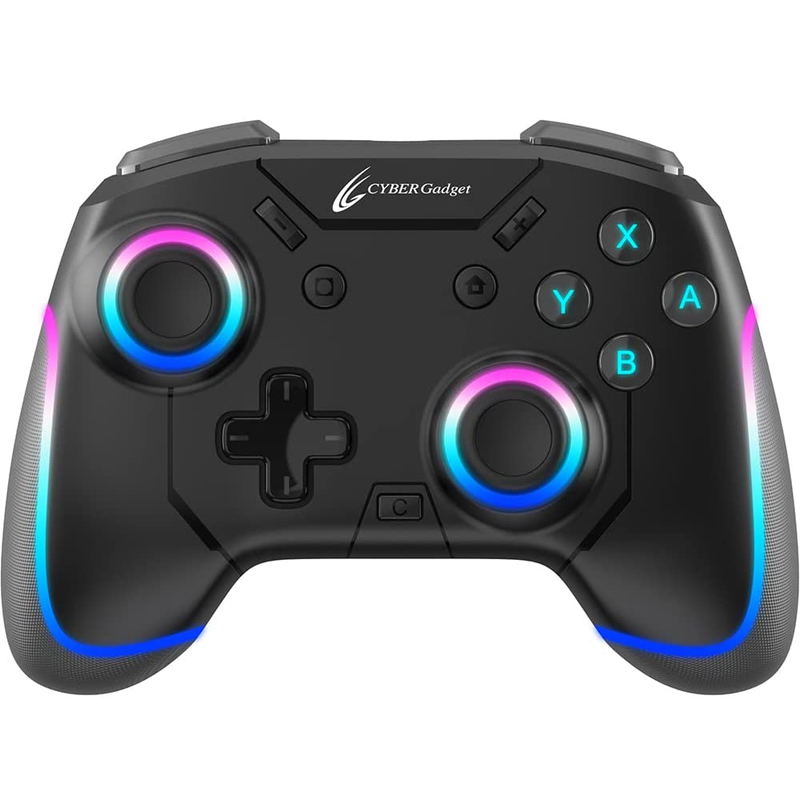 Cyber Gadget Wireless Gaming Controller Mini HG for Nintendo Switch (Black) image 1