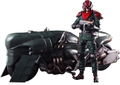 Final Fantasy VII Remake Play Arts Kai: Shinra Elite Security Officer & Motorcycle Set thumbnail 1