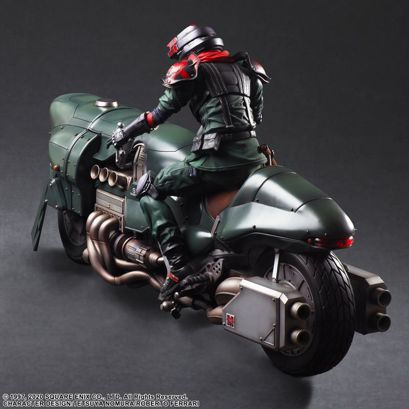 Final Fantasy VII Remake Play Arts Kai: Shinra Elite Security Officer & Motorcycle Set image 4