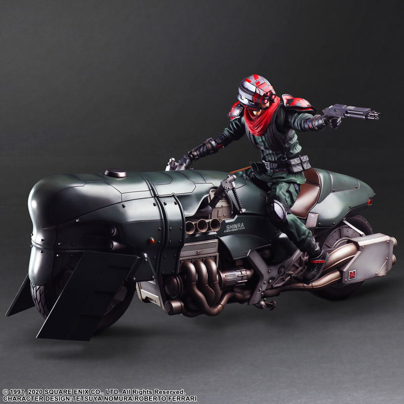 Final Fantasy VII Remake Play Arts Kai: Shinra Elite Security Officer & Motorcycle Set image 5