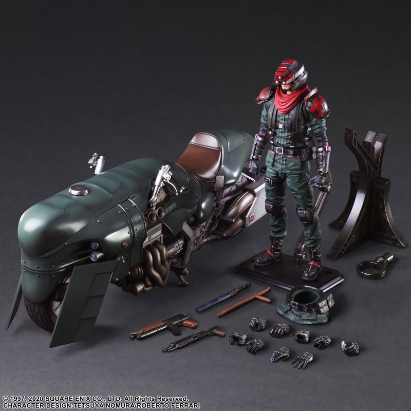 Final Fantasy VII Remake Play Arts Kai: Shinra Elite Security Officer & Motorcycle Set image 6