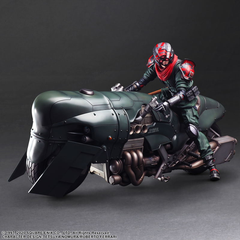 Final Fantasy VII Remake Play Arts Kai: Shinra Elite Security Officer & Motorcycle Set image 7