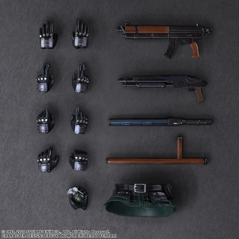 Final Fantasy VII Remake Play Arts Kai: Shinra Elite Security Officer & Motorcycle Set image 9