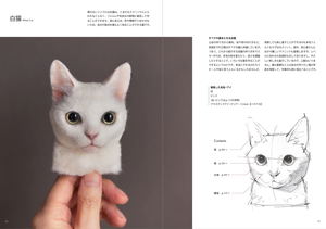 Portrait Of A Cat Born From Wool Felt How To Make A Wakuneko_