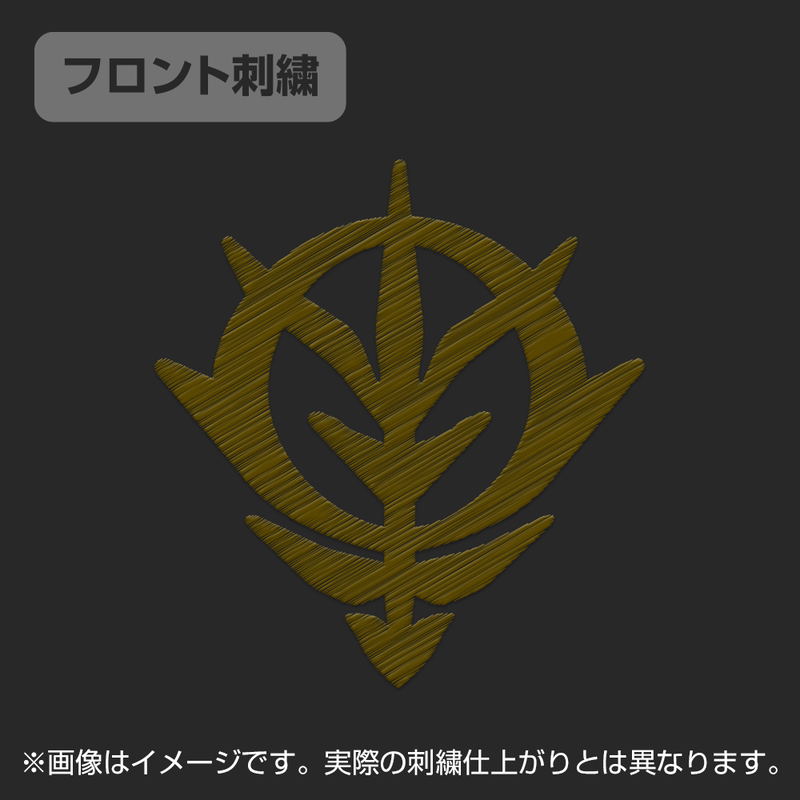 Mobile Suit Gundam - Earth Attack Force Embroidery Polo Shirt Black (M Size) image 3