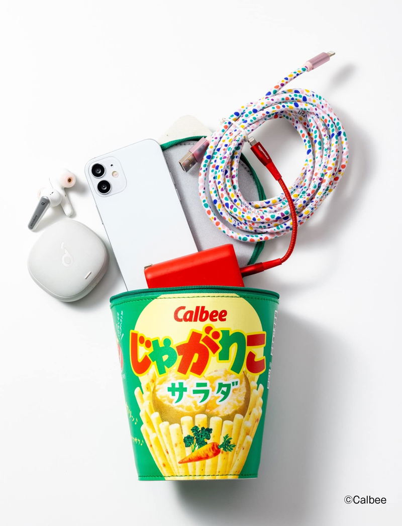 Calbee Jagarico Big Pouch Book Salad Ver. image 9