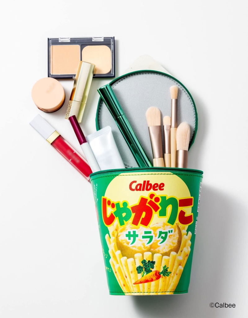 Calbee Jagarico Big Pouch Book Salad Ver. image 10