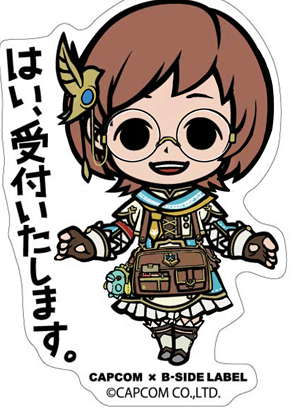 Capcom x B-Side Label Sticker Monster Hunter Chichae_