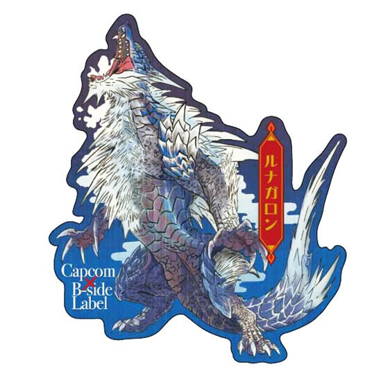 Capcom X B-Side Label Sticker Monster Hunter Lunagaron (Artwork)