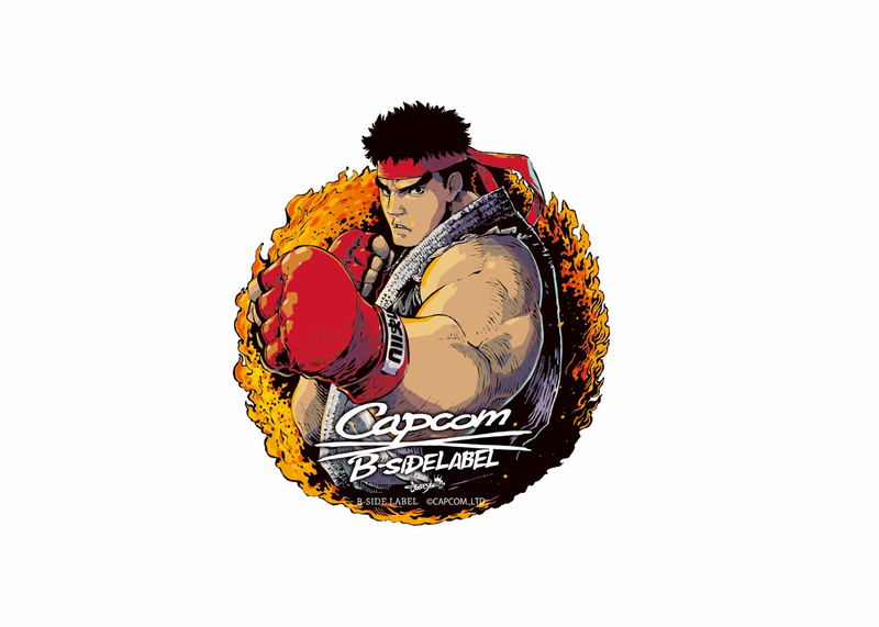 Capcom x B-Side Label Sticker Street Fighter 35th Ryu