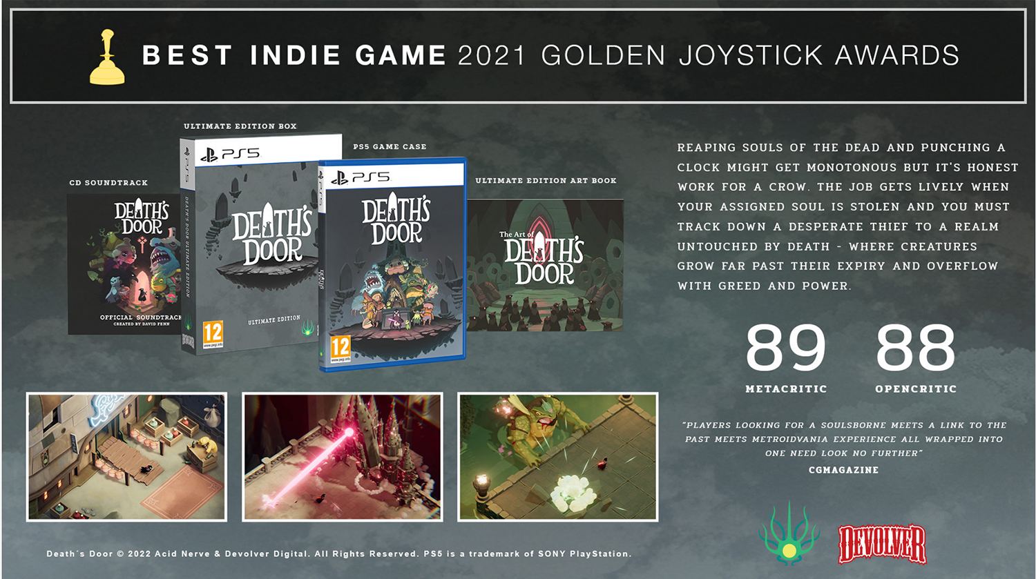 Golden Joystick Awards 2022  Best Indie Game - Cult of the Lamb 