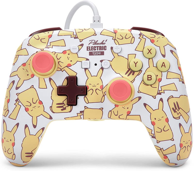 PowerA Enhanced Wired Controller for Nintendo Switch (Pikachu Blush) image 1