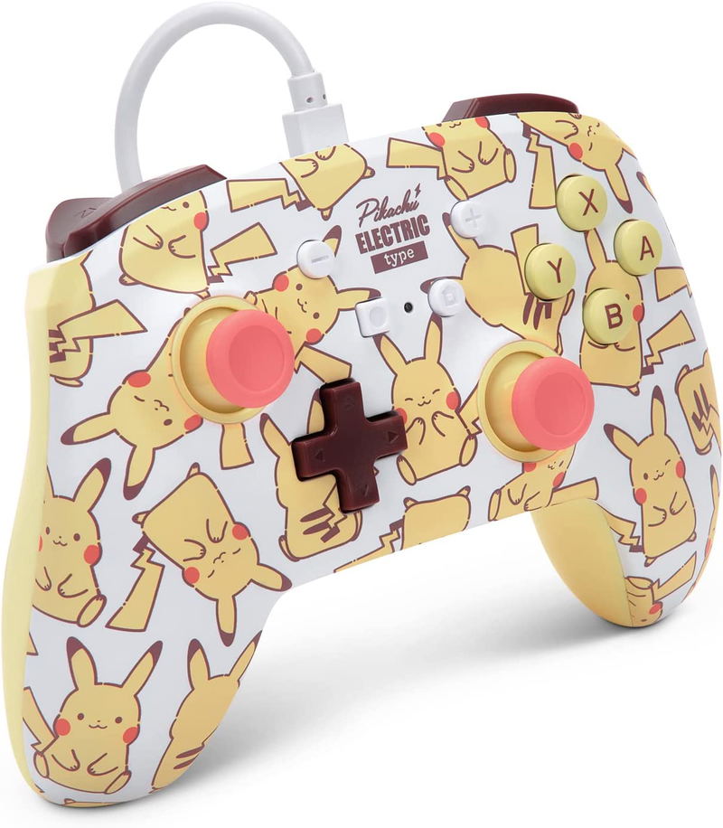 PowerA Enhanced Wired Controller for Nintendo Switch (Pikachu Blush) image 2