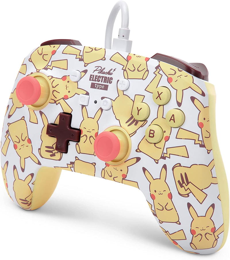 PowerA Enhanced Wired Controller for Nintendo Switch (Pikachu Blush) image 3