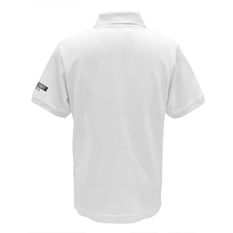Evangelion Nerv Embroidery Polo Shirt White (L Size) image 2