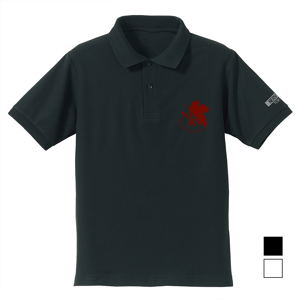 Evangelion Nerv Embroidery Polo Shirt Black (M Size)_