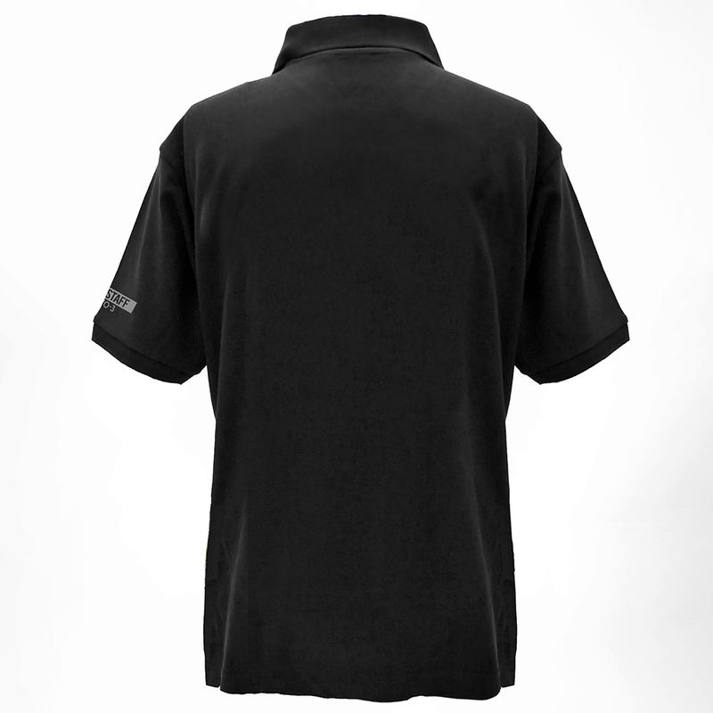 Evangelion Nerv Embroidery Polo Shirt Black (L Size) image 2