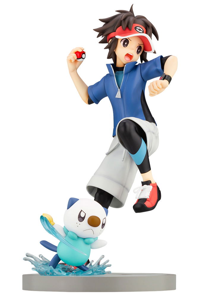 ARTFX J Pokemon 1/8 Scale Pre-Painted Figure: Nate with Oshawott image 1
