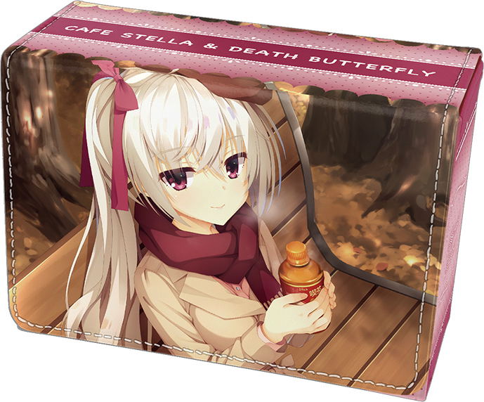 Cafe Stella and the Reaper's Butterflies - Kanna Akizuki Winter Ver. Synthetic Leather Deck Case W image 1