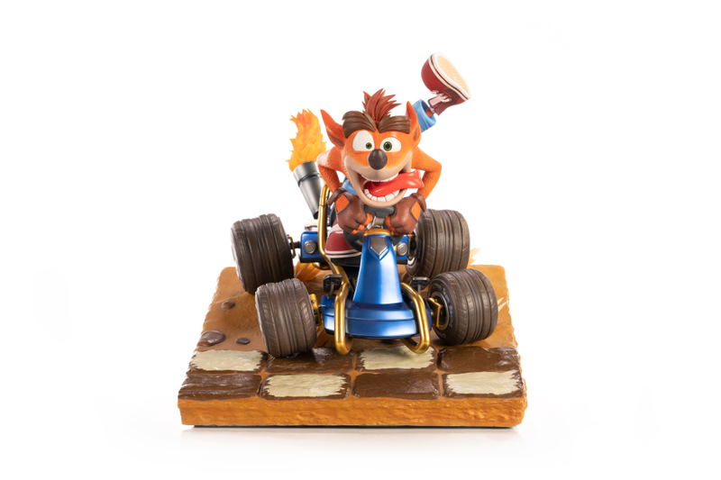 Crash Team Racing Nitro-Fueled Resin Painted Statue: Crash in Kart [Standard Edition] image 1
