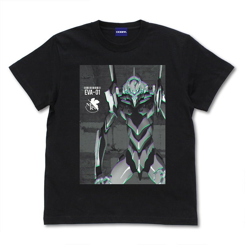 EVANGELION - Evangelion Unit-01 Effect Visual T-shirt Black (S Size) image 1