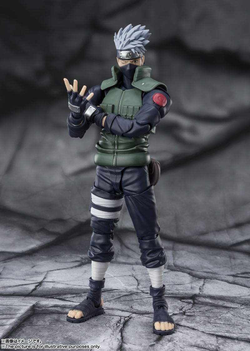 S.H.Figuarts Naruto Shippuden: Kakashi Hatake -Yuumei Todoroku Sharingan no Eiyuu- image 2