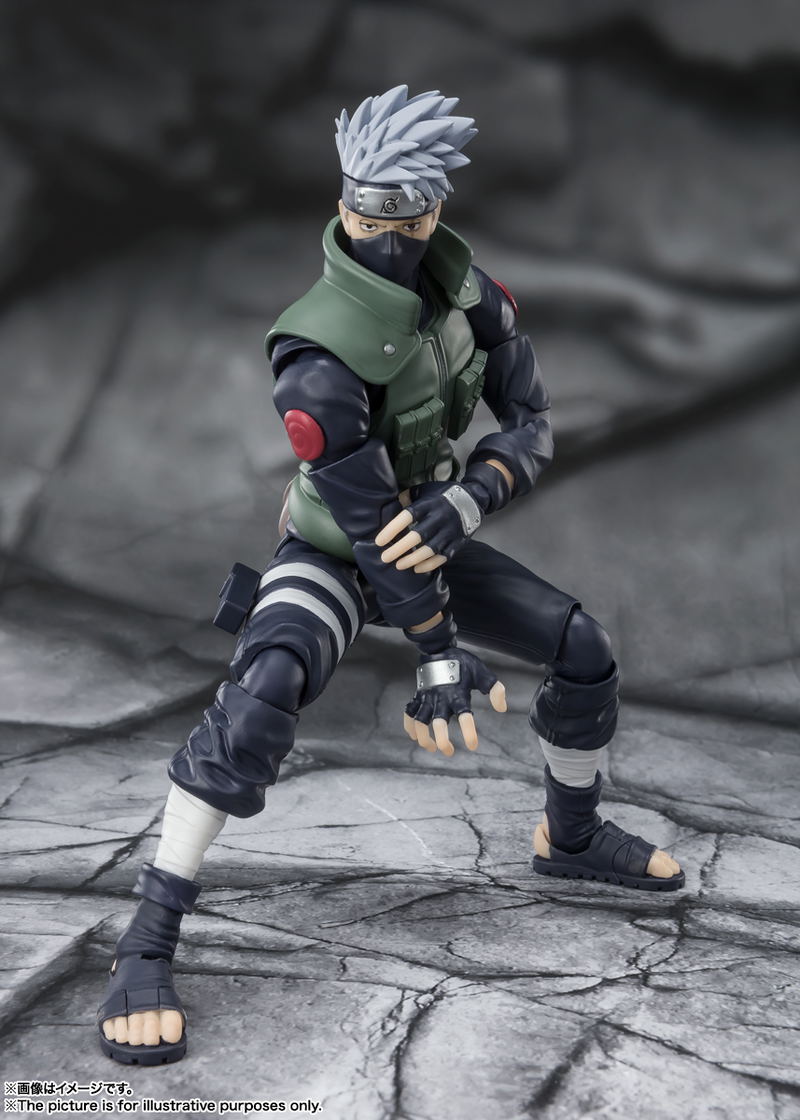 S.H.Figuarts Naruto Shippuden: Kakashi Hatake -Yuumei Todoroku Sharingan no Eiyuu- image 6