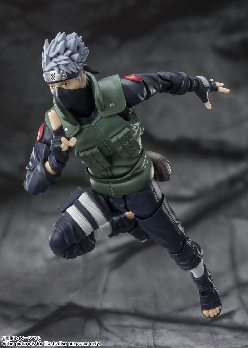 S.H.Figuarts Naruto Shippuden: Kakashi Hatake -Yuumei Todoroku Sharingan no Eiyuu- image 8