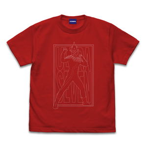 Ultra Seven Illustration Touch T-shirt Red (L Size)_