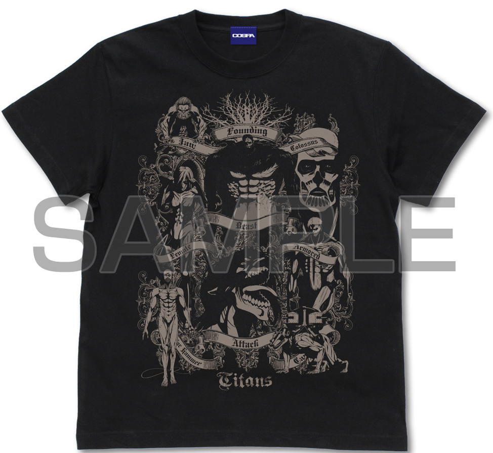 Nine Titans - Attack on Titan T-shirt S