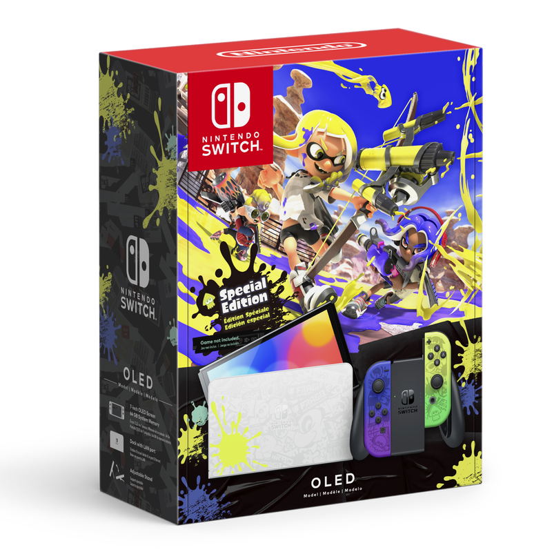 Nintendo Switch OLED Model [Splatoon 3 Special Edition] image 1