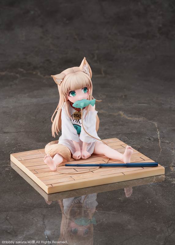 My Cat is a Kawaii Girl 1/6 Scale Pre-Painted Figure: Kinako Sitting Fish Ver. image 3