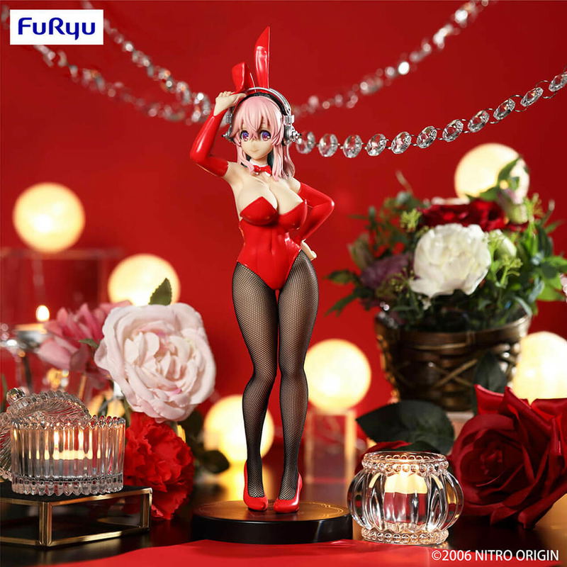 BiCute Bunnies Super Sonico Pre-Painted Figure: Sonico Red Ver. image 12