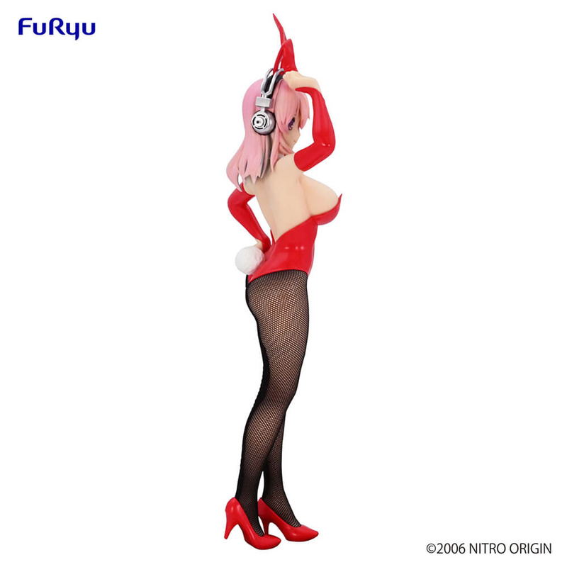 BiCute Bunnies Super Sonico Pre-Painted Figure: Sonico Red Ver. image 6
