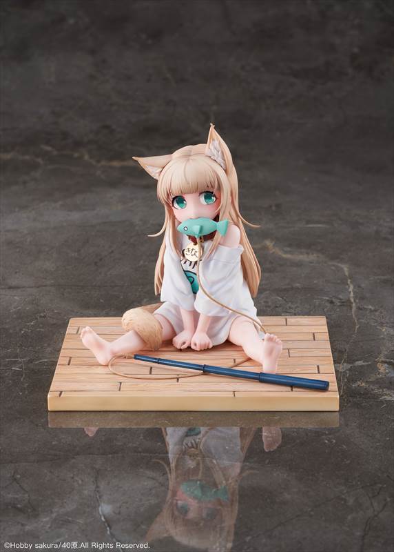 My Cat is a Kawaii Girl 1/6 Scale Pre-Painted Figure: Kinako Sitting Fish Ver. image 4
