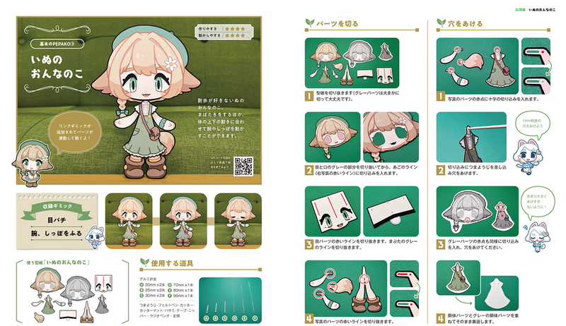 Pepako: How To Make A Living Paper Puppet With Paper Pattern image 6